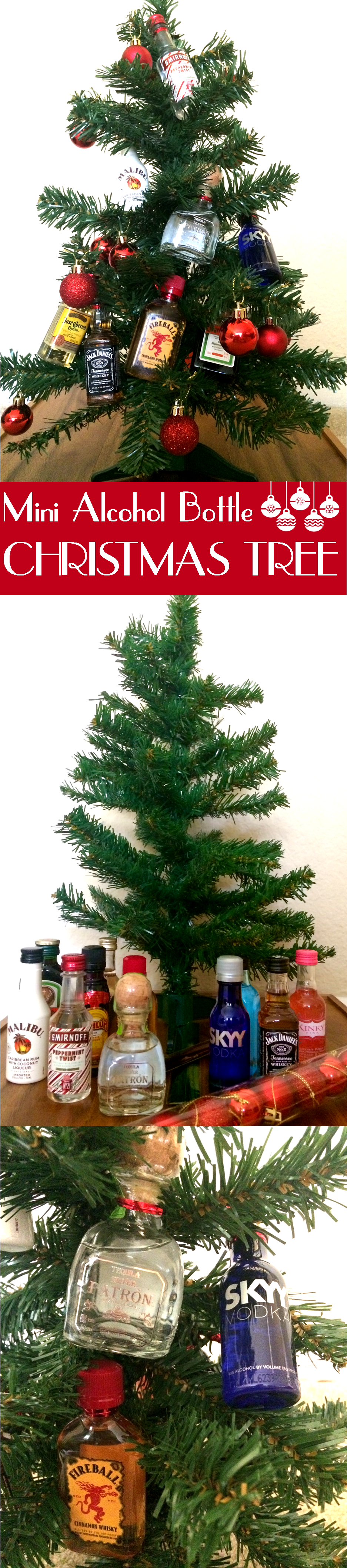 Jack Daniel's - Old No. 7 Miniature Christmas Tree Decoration Whiskey
