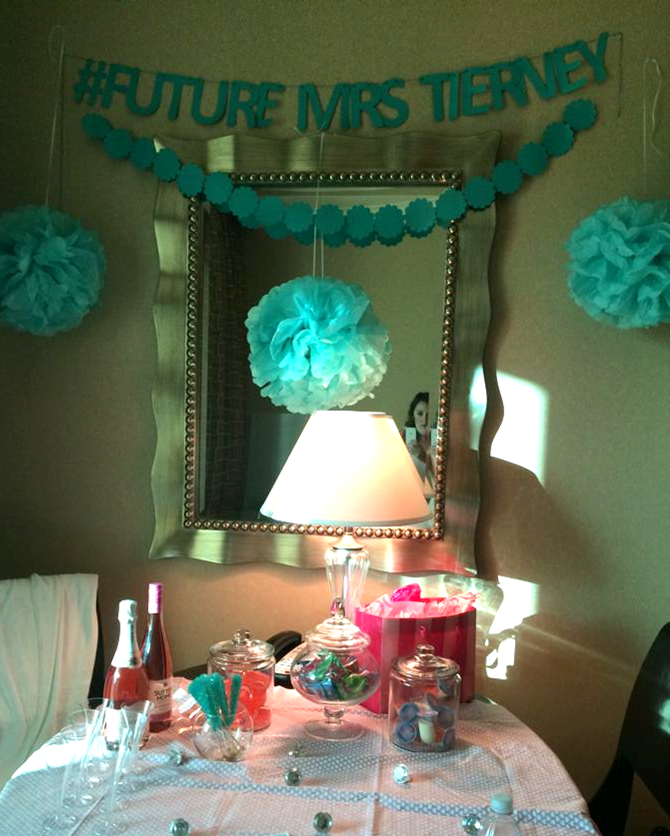 Pink and Teal bachelorette